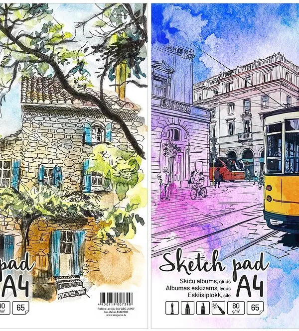 Prece Skiču albums A4 80gr 65 loksnes Attēls