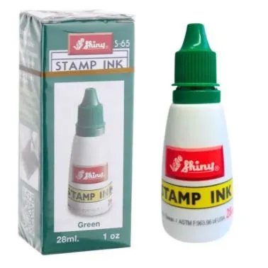 Prece Zīmogu tinte Shiny Supreme S-65, 28ml zaļa Attēls