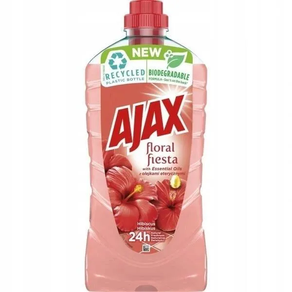 Prece Tīrīšanas līdz. Ajax Floral Fiesta 1L Hibiskus Attēls