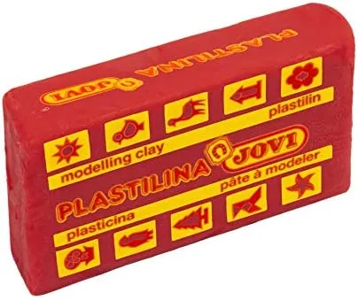 Prece Plastilīns Jovi 50g sarkans Attēls