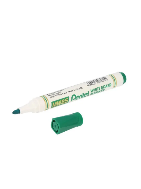 Prece Marķieris baltām tāfelēm Pentel NW-85 zaļš Attēls