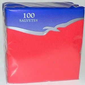 Prece Salvetes 24x24 (100gb)Lenek sarkana Attēls