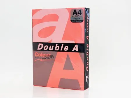 Prece Papīrs krāsains A4,75g/m2, Double A, 25lp, Neon punch Attēls