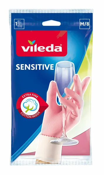 Prece Cimdi gumijas Vileda Sensitive M8 Attēls