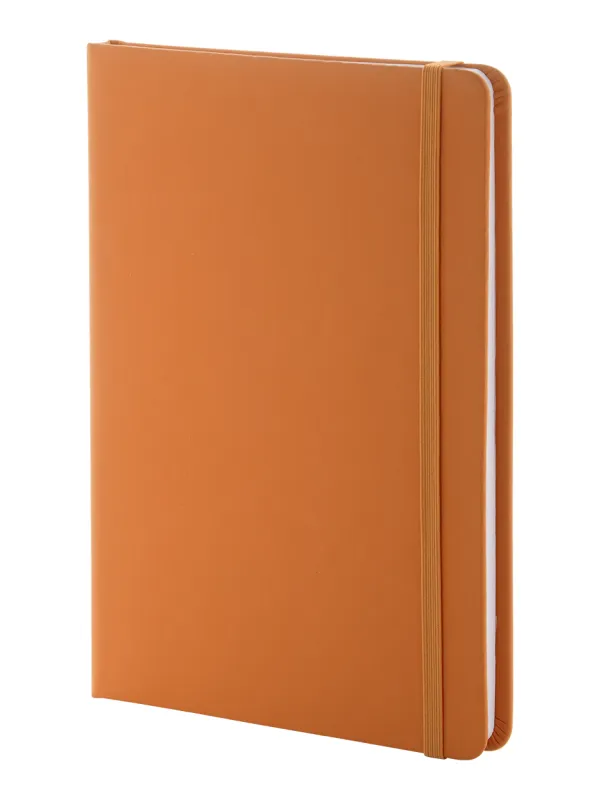 Prece Klade A5/100lp.cietie vāki, baltas lapas, oranža AP Attēls