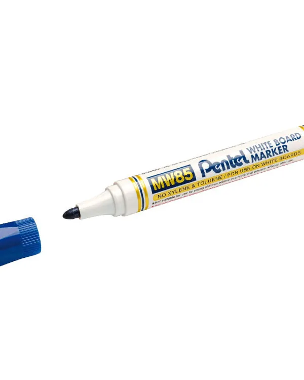 Prece Marķieris baltām tāfelēm Pentel NW-85 zils Attēls