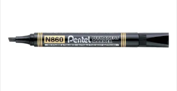 Prece Marķieris universāls Pentel N860 melns Attēls