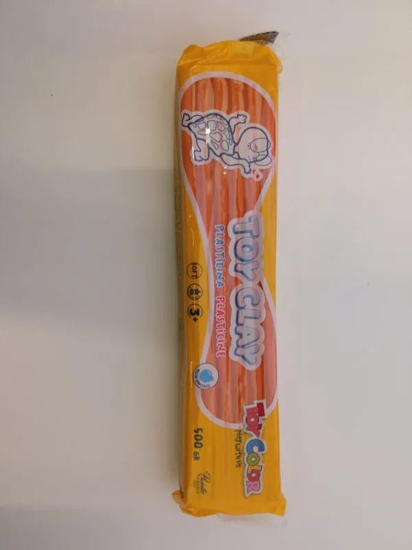 Prece Plastilīns 500g, oranžs 005, Toy Color Attēls