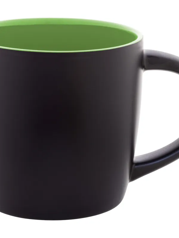 Prece Krūze keram. Melna/zaļa SCULPTUS 300 ml Attēls
