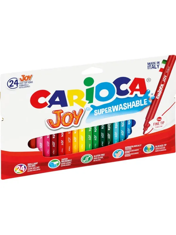 Prece Flomasteri CARIOCA Joy, 24 krāsas Attēls