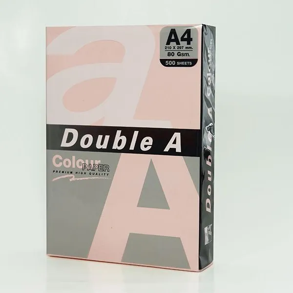 Prece Papīrs krāsains A4, 80g/m2, 100lp, Flamingo, Double A Attēls
