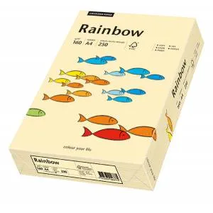 Prece Krāsains papīrs A4 Rainbow 160g, 250lp, Nr.06 chamois Attēls