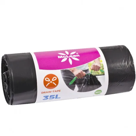 Prece Maisiņi atkritumu 35L 15gb/rullī ar auklu Attēls