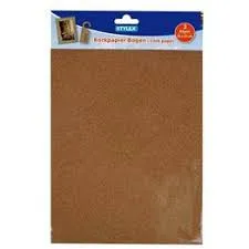 Prece Papīrs A4 korķa 20x25 cm 2 loksnes Attēls