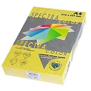 Prece Papīrs krāsains A4,80g/m2, 500lp, Lemon, Spectra Colour Attēls