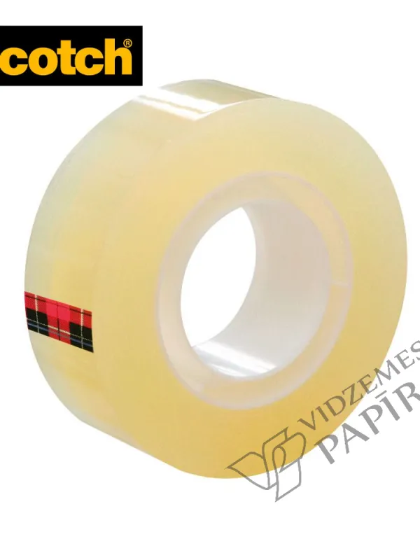 Prece Līmlente Scotch 550 19mm x 33m, caurspīdīga Attēls