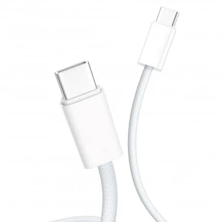 Prece Kabelis D-Fruit USB-C-USB-C, 2m, balts DF119 Attēls
