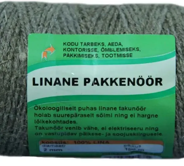 Prece Virve vītā linu 2mm 100m Attēls