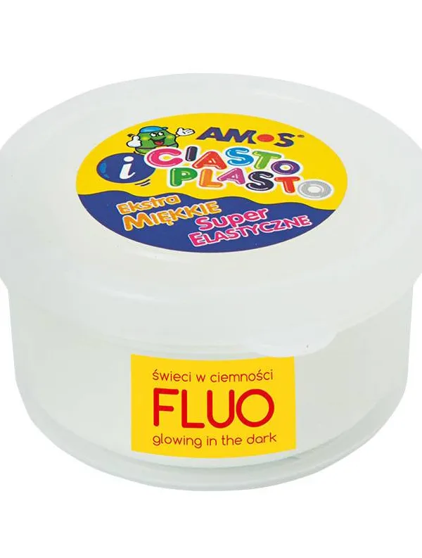 Prece Masa veidošanai mīkstā 30 g Fluo balta Attēls