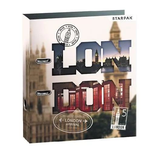 Prece Mape-reģistrs Starpak A4/7cm London Attēls