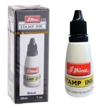 Prece Zīmogu tinte Shiny Supreme S-61, 28ml melna Attēls