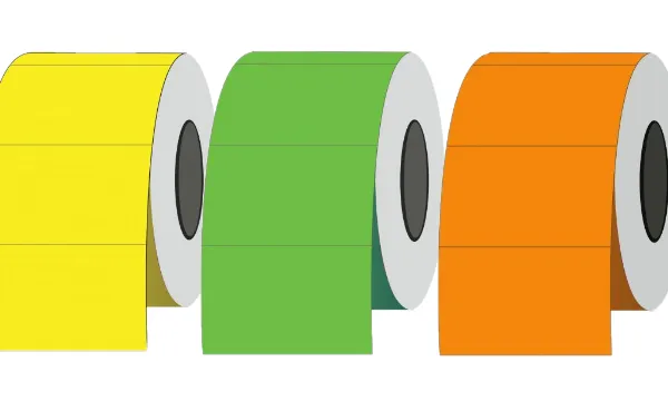Prece Marķēšanas pistoļu uzlīmes 26x16mm, 1000 uzl. Attēls