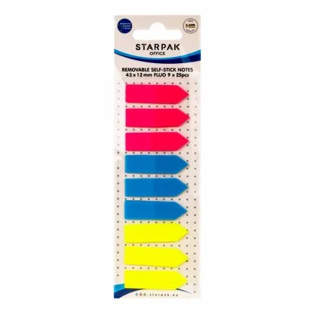Prece Indeksi 13x45mm 9x25lp 5krāsas plastikāta Attēls