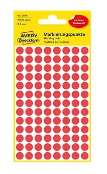 Prece Uzlīme Zweckform 8mm sarkanas Attēls