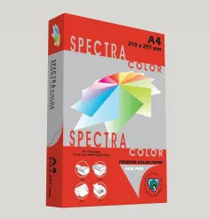 Prece Papīrs krāsains A4/160g/m2, Spectra Color, 250lp, Red Attēls