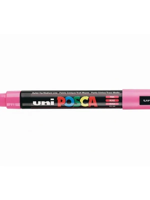 Prece Marķieris uz ūdens bāzes uni POSCA PC-5M, rozā (13) Attēls