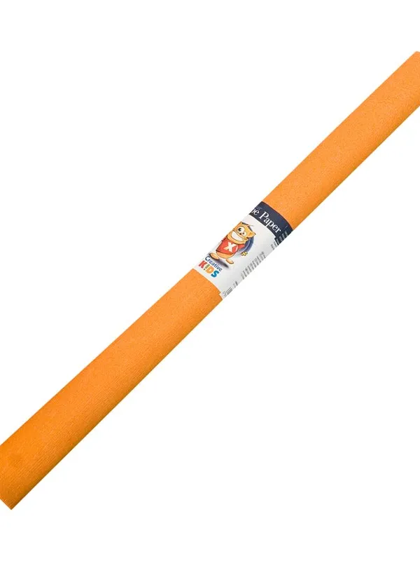 Prece Kreppapīrs Fiorello 200x50cm gaiši oranžs Attēls