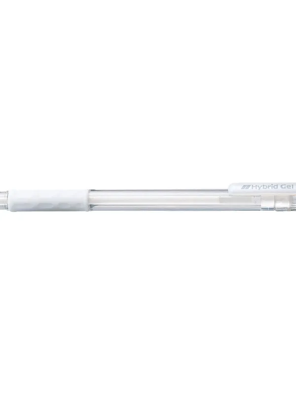 Prece Pildspalva Pentel Hybrid K118 0.8mm balta kr. Attēls