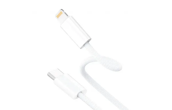 Prece Kabelis D-Fruit USB-C, 1m, balts Attēls