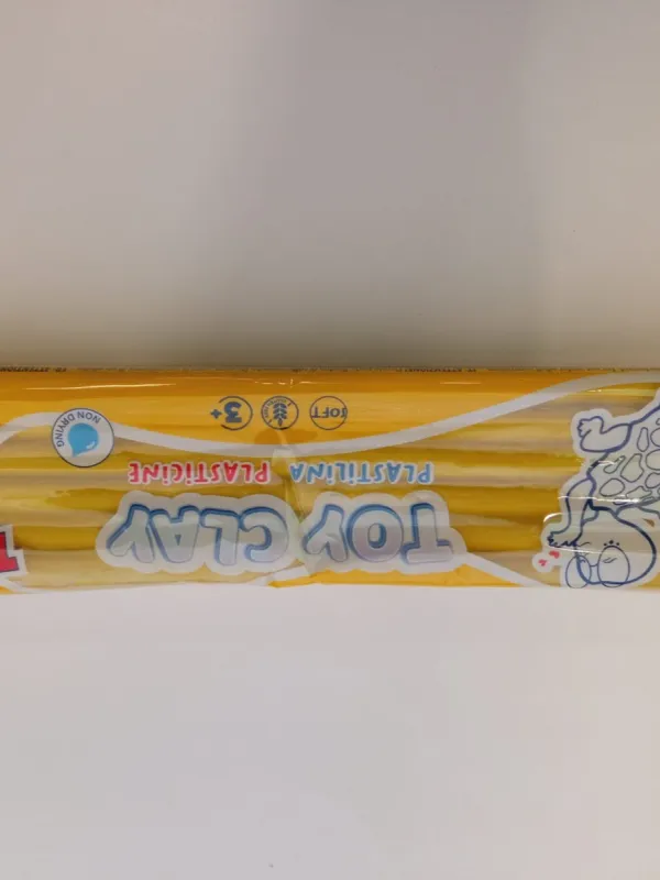 Prece Plastilīns 500g, dzeltens 003, Toy Color Attēls
