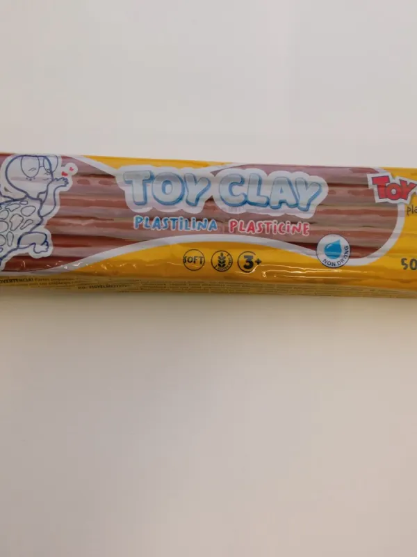 Prece Plastilīns 500g, brūns 022, Toy Color Attēls