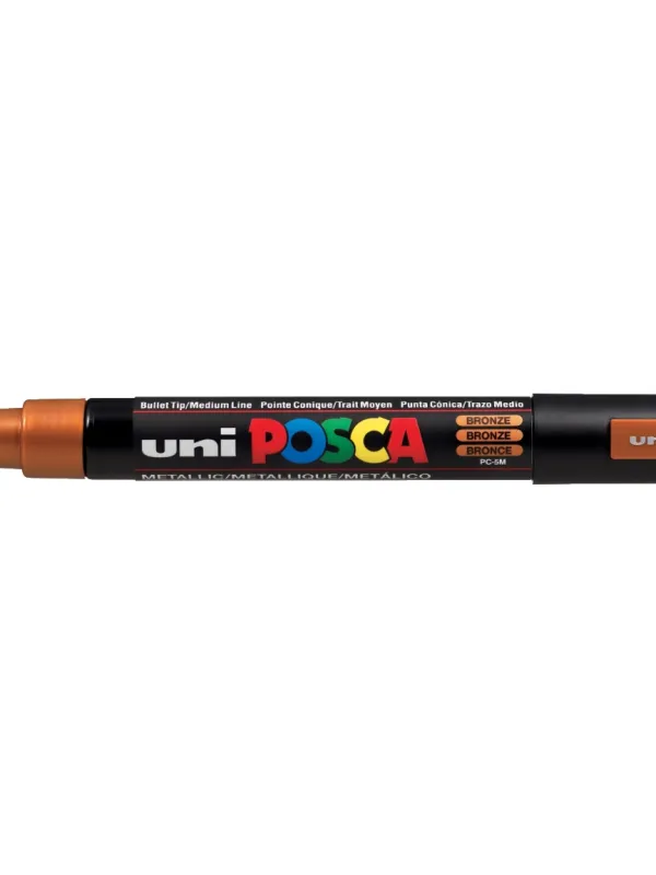 Prece Marķieris uz ūdens bāzes uni POSCA PC-5M, bronza (42) Attēls