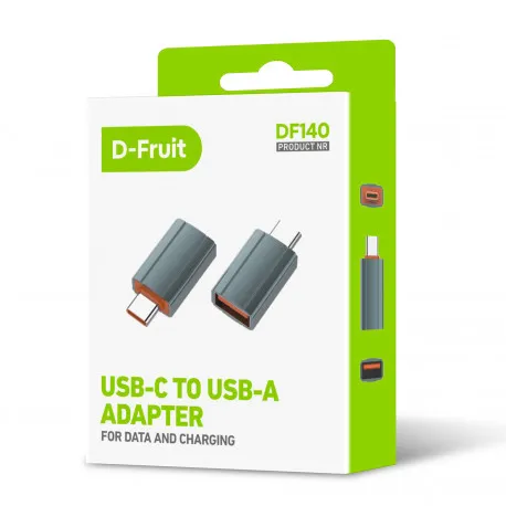Prece D-Fruit adapter USB-C - USB-A DF140 Attēls