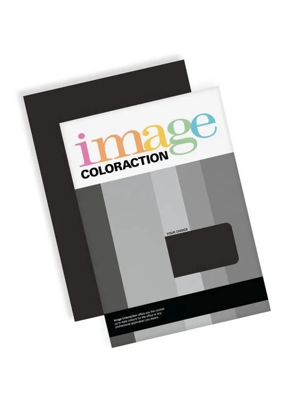 Prece Krāsains papīrs A4 Image Coloraction 80g, 50lp, Nr.99 Black Attēls