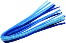 Prece Stieples dekoratīvas 50cm, 10gb, zili toņi Attēls