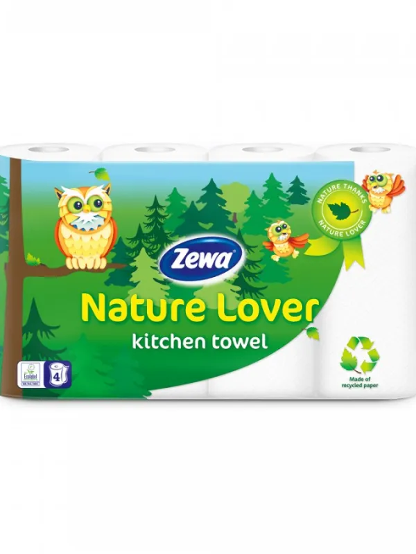 Prece Papīra dvieļi ZEWA Nature Lover Attēls