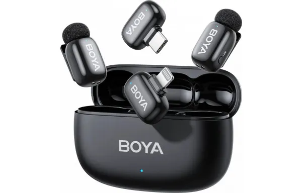 Prece Mikrofons Boya mini 2-01, melns Attēls
