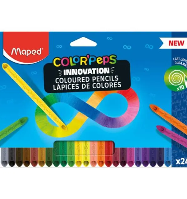 Prece Zīmuļi 24 krāsas Infinity Innovation Maped Attēls