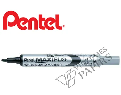 Prece Marķieris baltām tāfelēm Pentel MAXIFLO MWL5S, melns, d-4mm Attēls