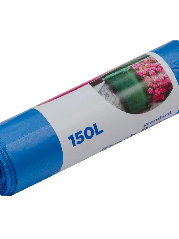 Prece Maisiņi atkritumu 150L zili 10gb/rullī Attēls