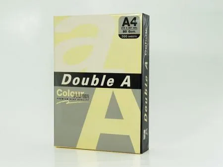 Prece Papīrs krāsains A4,75g/m2, Double A, 25lp, Cheese Attēls