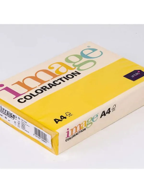 Prece Papīrs krāsains A4,160g Image250lp Sevilla t.dzelt. Attēls