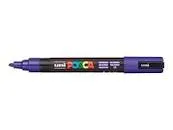 Prece Marķieris uz ūdens bāzes uni POSCA PC-5M, violeti zils (10) Attēls