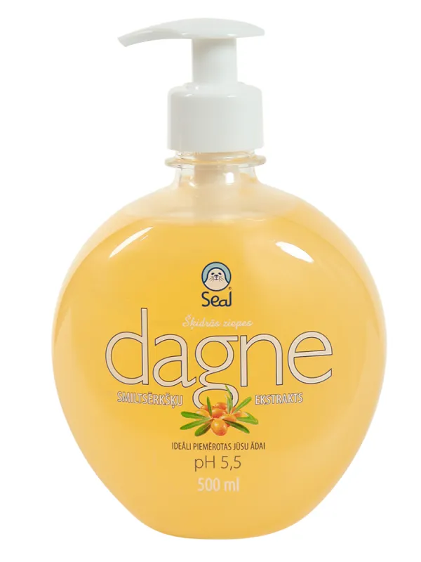 Prece Šķidrās ziepes Dagne ar smiltsērkšķu ekstraktu, 500ml Attēls