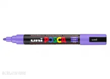Prece Marķieris uz ūdens bāzes uni POSCA PC-5M, metal. zils M33 Attēls