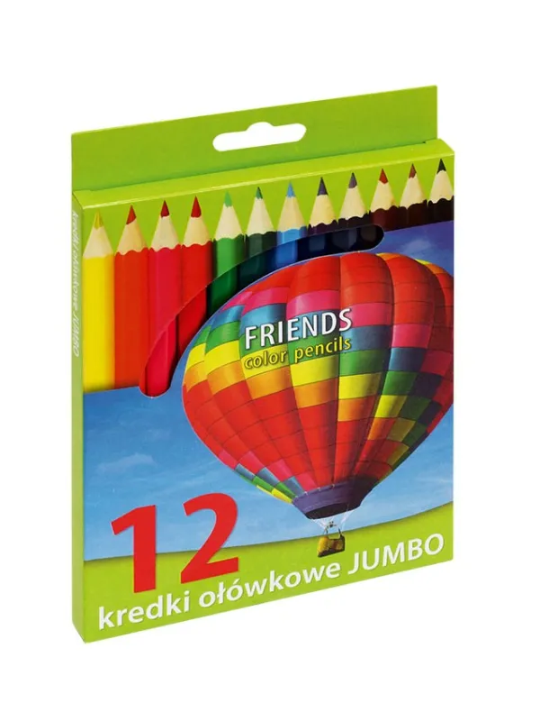 Prece Zīmuļi 12 krāsas Jumbo Grand Color Attēls